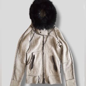 LGB raccoon fur parka size 2